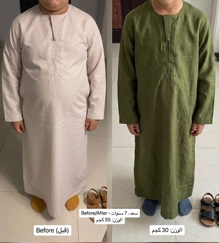 Therapeutic nutrition success stories - Saad in Family Wellness Program