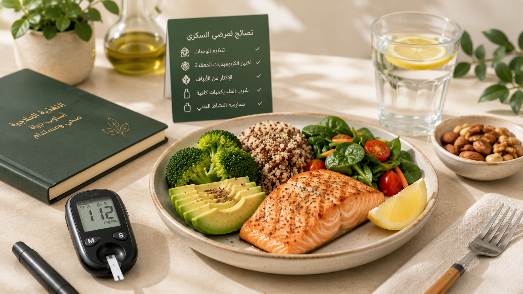 دليل الإرشاد الغذائي لمرضى السكري: خيارات صحية لحياة متوازنة